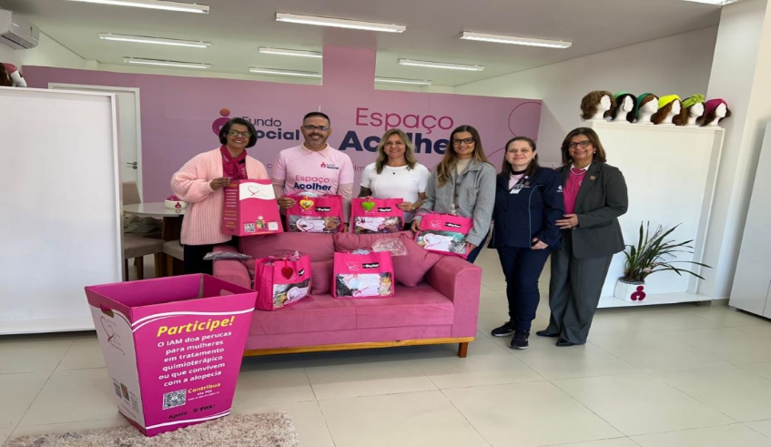 Encontro firmou parceria com a instituição para ampliar as doações de mechas de cabelos para confecção de perucas para pacientes oncológicas