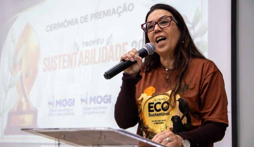 Secretária municipal do Clima e Meio Ambiente, Patricia Cesare, destacou o aumento dos índices de coleta de materiais recicláveis na atual gestão (Divulgação/PMMC)