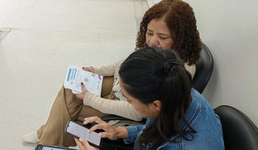 Equipe da Ouvidoria de Mogi das Cruzes está percorrendo as unidades de saúde da rede municipal para ouvir a opinião dos pacientes (Divulgação/PMMC)
