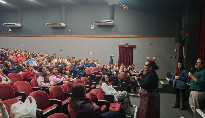 O trabalho junto às creches subvencionadas contribui para as práticas relacionadas ao desenvolvimento infantil na Educação Infantil e atende as demandas das unidades. (Divulgação/PMMC)