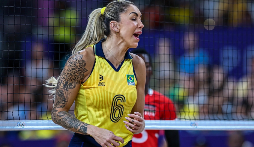 A bicampeã olímpica Thaisa estará no Festival Olímpico de Voleibol Jogando com as Estrelas, que acontecerá neste sábado (25/07), no Ginásio Tuta (Divulgação)