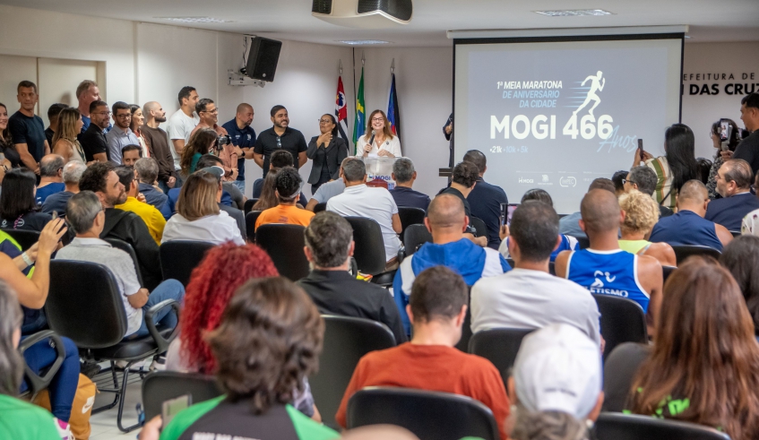 Prefeita Mara Bertaiolli destacou que meia maratona será grande evento para fomentar esporte de ponta em Mogi das Cruzes (Divulgação/PMMC)