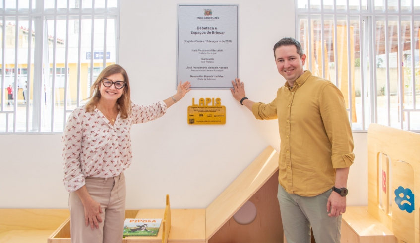 "Uma cidade que pensa e cuida de seu futuro começa cuidando das crianças desde os primeiros anos. Agradecemos a parceria da FEMSA neste projeto e continuaremos avançando pelo futuro das crianças mogianas”, . . .