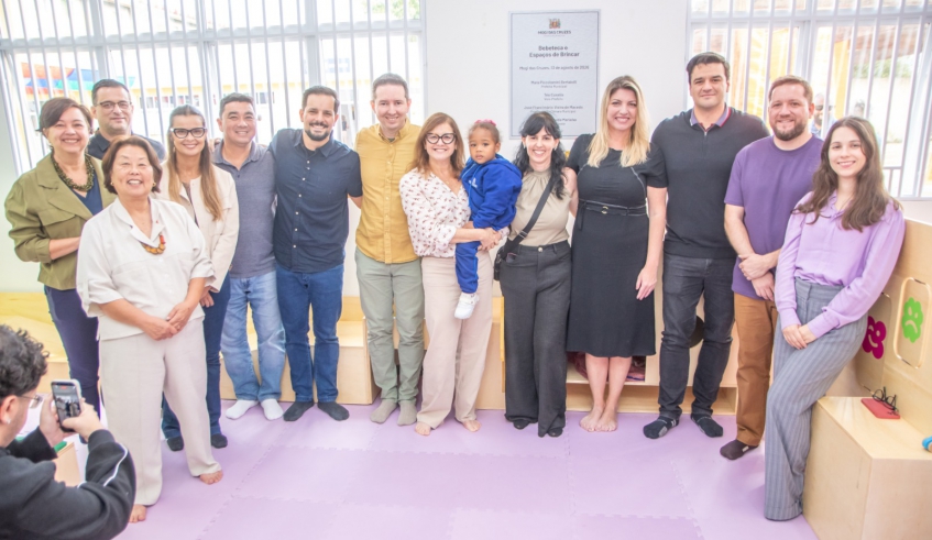O espaço é resultado de uma parceria entre a Prefeitura de Mogi das Cruzes, por meio da Coordenadoria Especial da Primeira Infância (CEPI) e a Coca-Cola FEMSA Brasil, que promove o projeto LAPIS (Lugares . . .