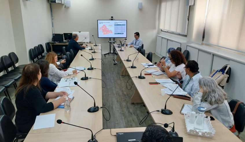 Reunião contou com a participação de representantes da Prefeitura de Mogi e da Secretaria de Saúde do Estado (Divulgação/PMMC)
