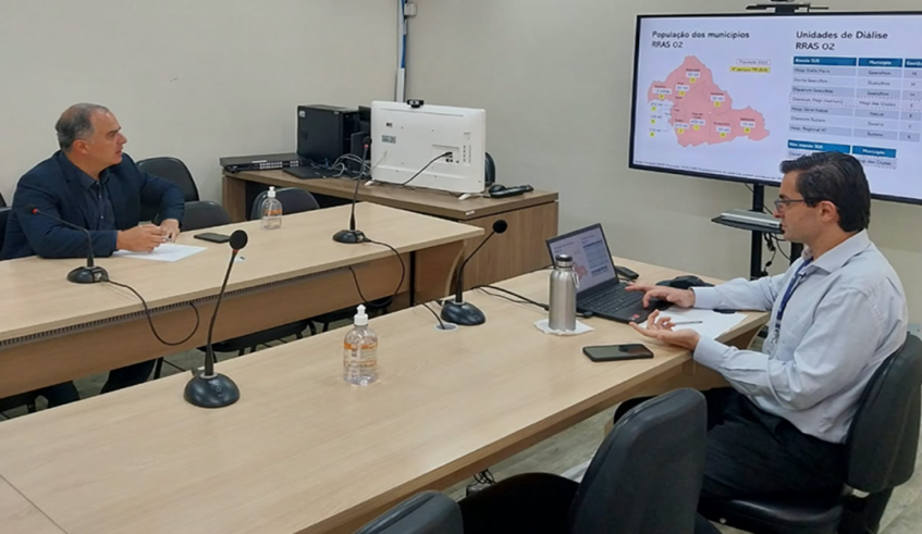 Vice-prefeito Téo Cusatis representou a prefeita Mara Bertaiolli e levou vários pleitos da cidade (Divulgação/PMMC)