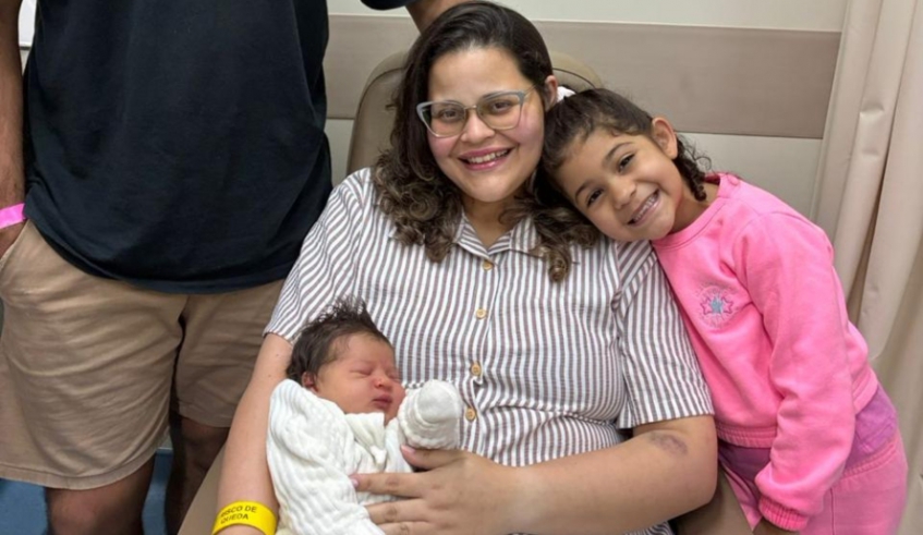 Pedro Guilherme é o primeiro bebê nascido na Maternidade Municipal (Divulgação - PMMC)