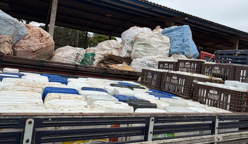 Mogi das Cruzes realiza coleta itinerante de embalagens vazias de defensivos e insumos agrícolas, totalizando duas toneladas de materiais recolhidos (Divulgação/PMMC)