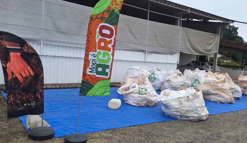 Mogi das Cruzes realiza coleta itinerante de embalagens vazias de defensivos e insumos agrícolas, totalizando duas toneladas de materiais recolhidos (Divulgação/PMMC)