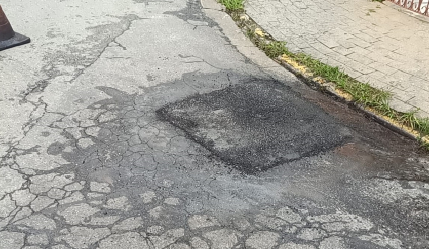 Na avenida Jardelina de Almeida Lopes, buracos vêm sendo fechados como parte da operação realizada pela Prefeitura de Mogi das Cruzes (Divulgação/PMMC)
