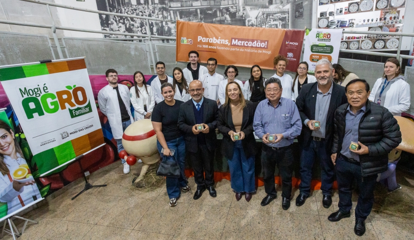 O projeto distribuiu 300 pedaços de torta de shimeji, consolidando a iniciativa como um sucesso de público (Divulgação/PMMC)