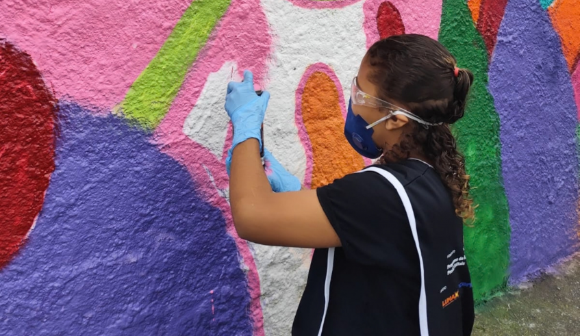O Projeto integra arte urbana, educação, participação comunitária e conscientização ambiental. (Divulgação/PMMC)