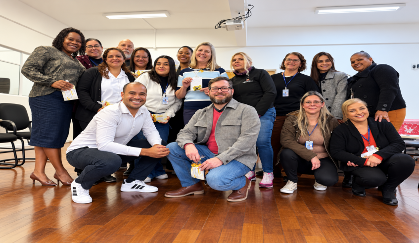 Servidores do PAC participam de roda de conversa durante a primeira edição do Café com Propósito.
