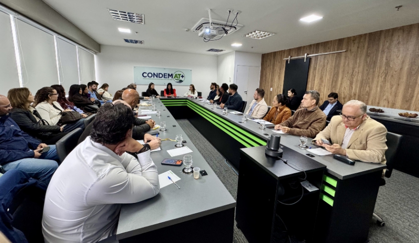 Reunião do Grupo de Trabalho de Habitação do CONDEMAT+ tratou da retomada e nova agenda do programa Cidade Legal (Divulgação/ PMMC)
