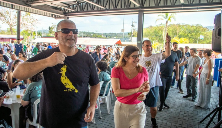 Mara Bertaiolli entrega revitalização e nova cobertura da Praça de Alimentação do Mercado do Produtor Minor Harada (Divulgação/PMMC)
