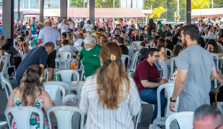 A principal intervenção foi a construção de uma nova cobertura para a Praça de Alimentação, em uma área de aproximadamente 500 metros quadrados (Divulgação/PMMC)