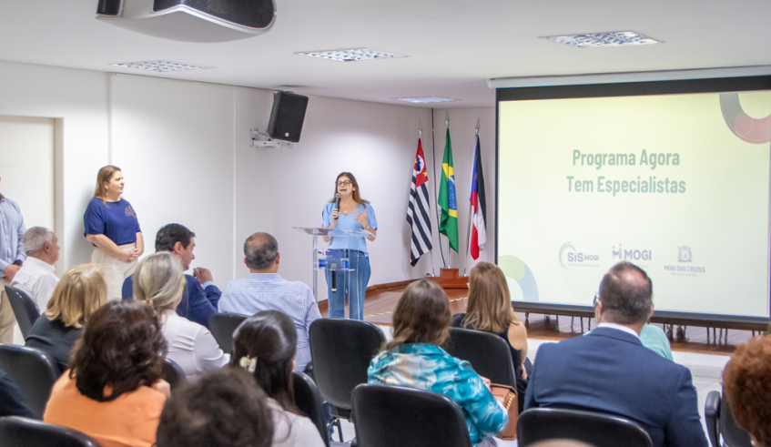 Reunião de trabalho foi realizada no auditório da Prefeitura com representantes de empresas do setor de saúde (Divulgação/PMMC)