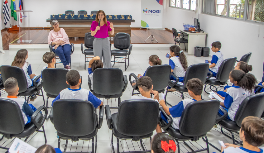 Os Conselhos Mirins são espaços democráticos de participação estudantil e atualmente, são 44 conselhos em funcionamento ou em processo de implantação na rede municipal de ensino. (Divulgação . . .