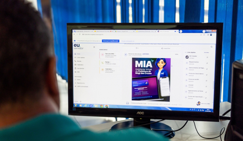 Mogi IA (MIA) é primeira ferramenta de Inteligência Artificial da Prefeitura (Divulgação/PMMC)