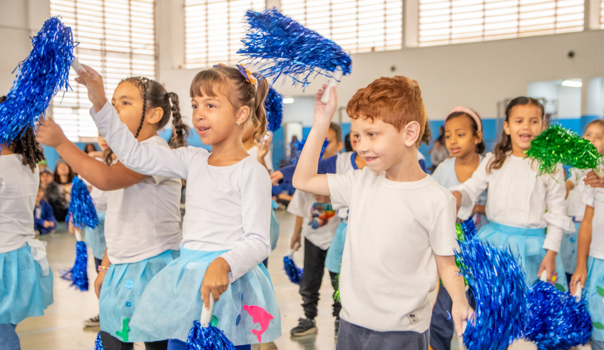 As crianças encantaram o público com lindas apresentações. (Divulgação/PMMC)