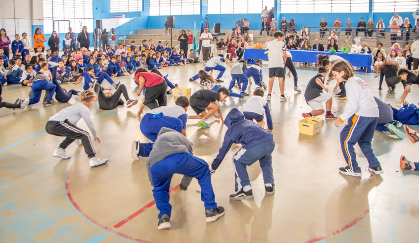A programação animou os estudantes. (Divulgação/PMMC)