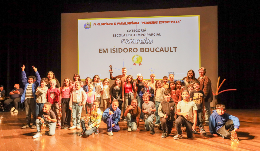 A EM Dr. Isidoro Boucault, na Vila da Prata, foi a campeã entre as unidades de ensino do período parcial. (Divulgação/PMMC)